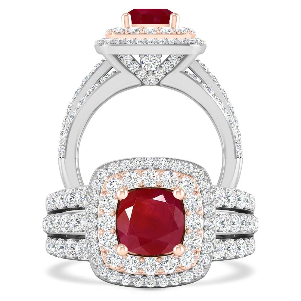 White Gold - Ruby