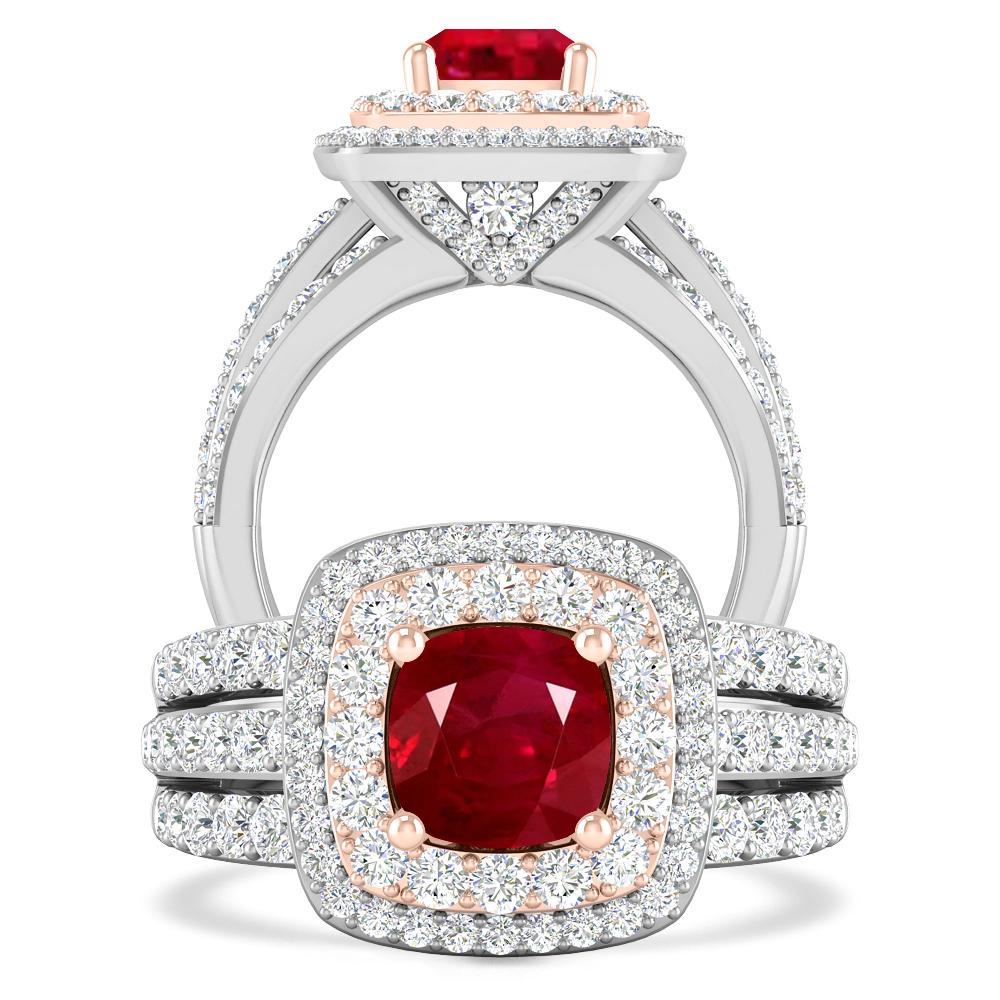 White Gold - Ruby