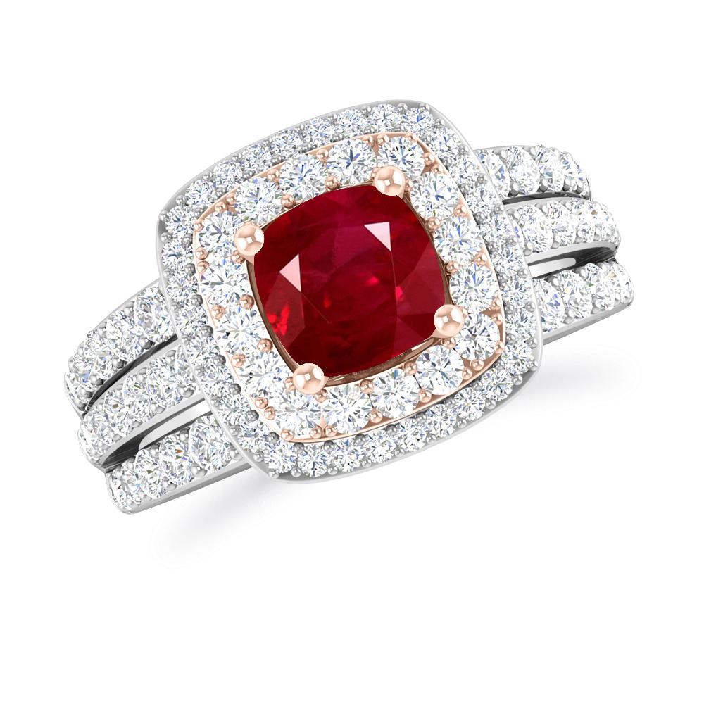 White Gold - Ruby