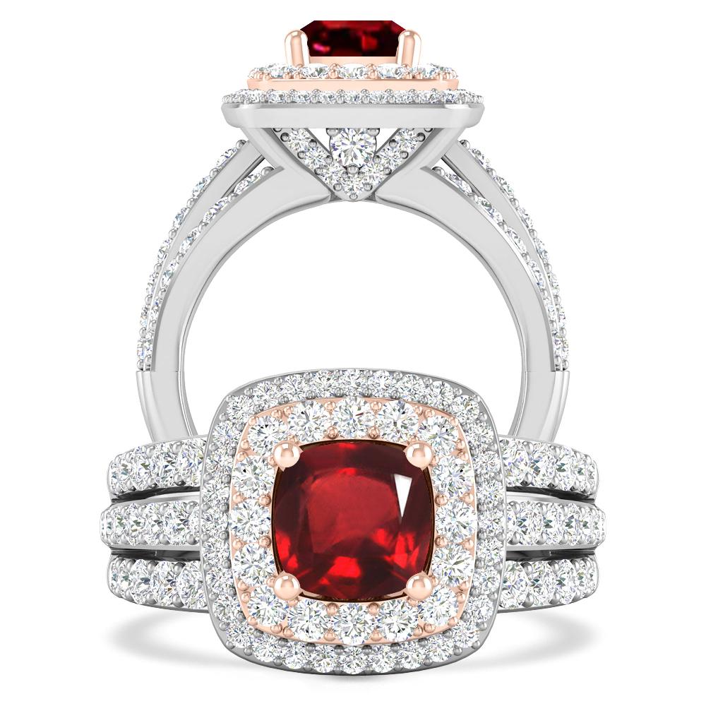White Gold - Ruby