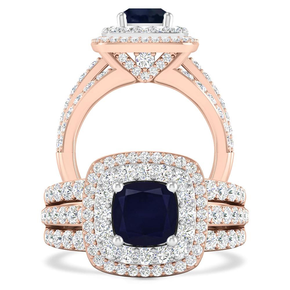 Rose Gold - Sapphire