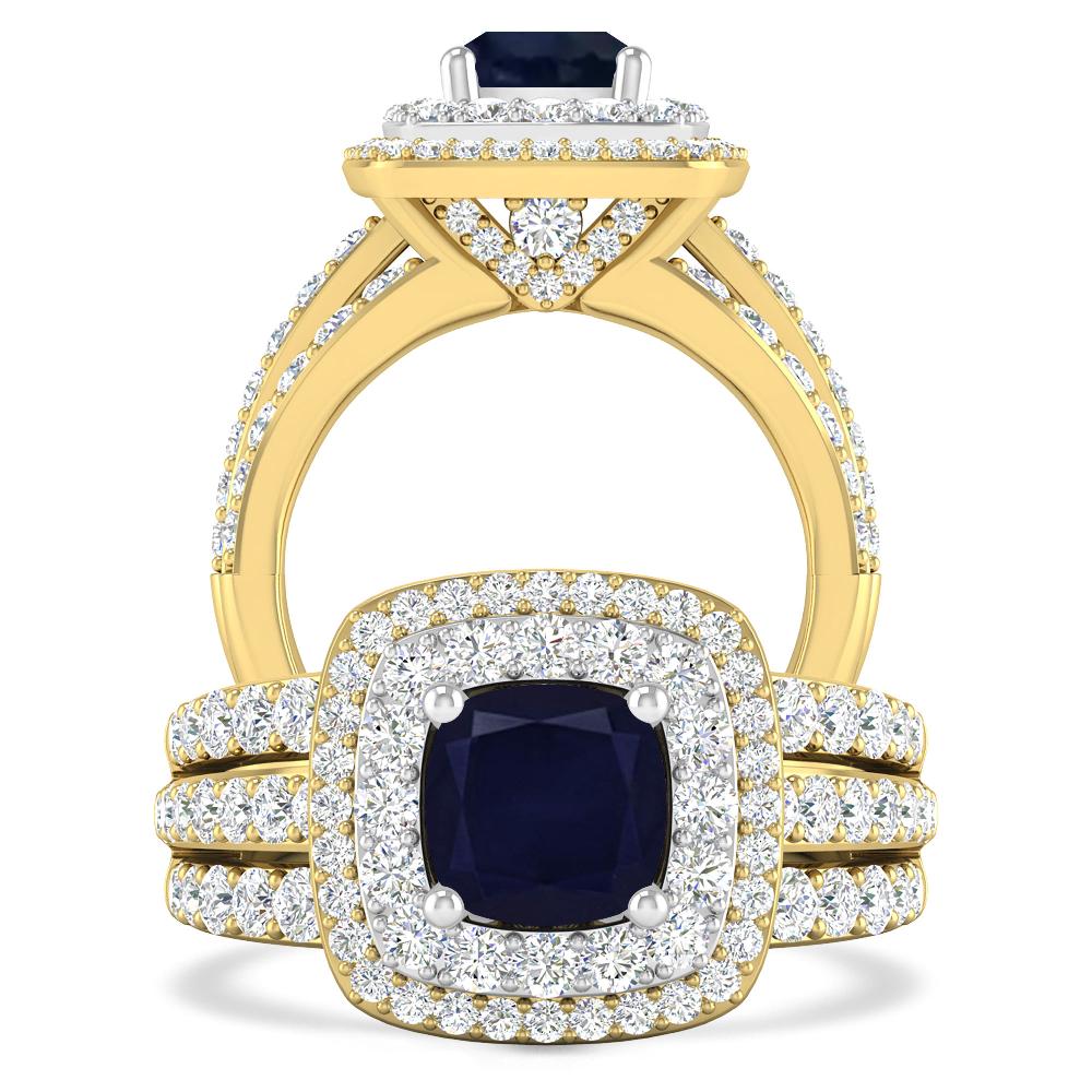 Yellow Gold - Sapphire