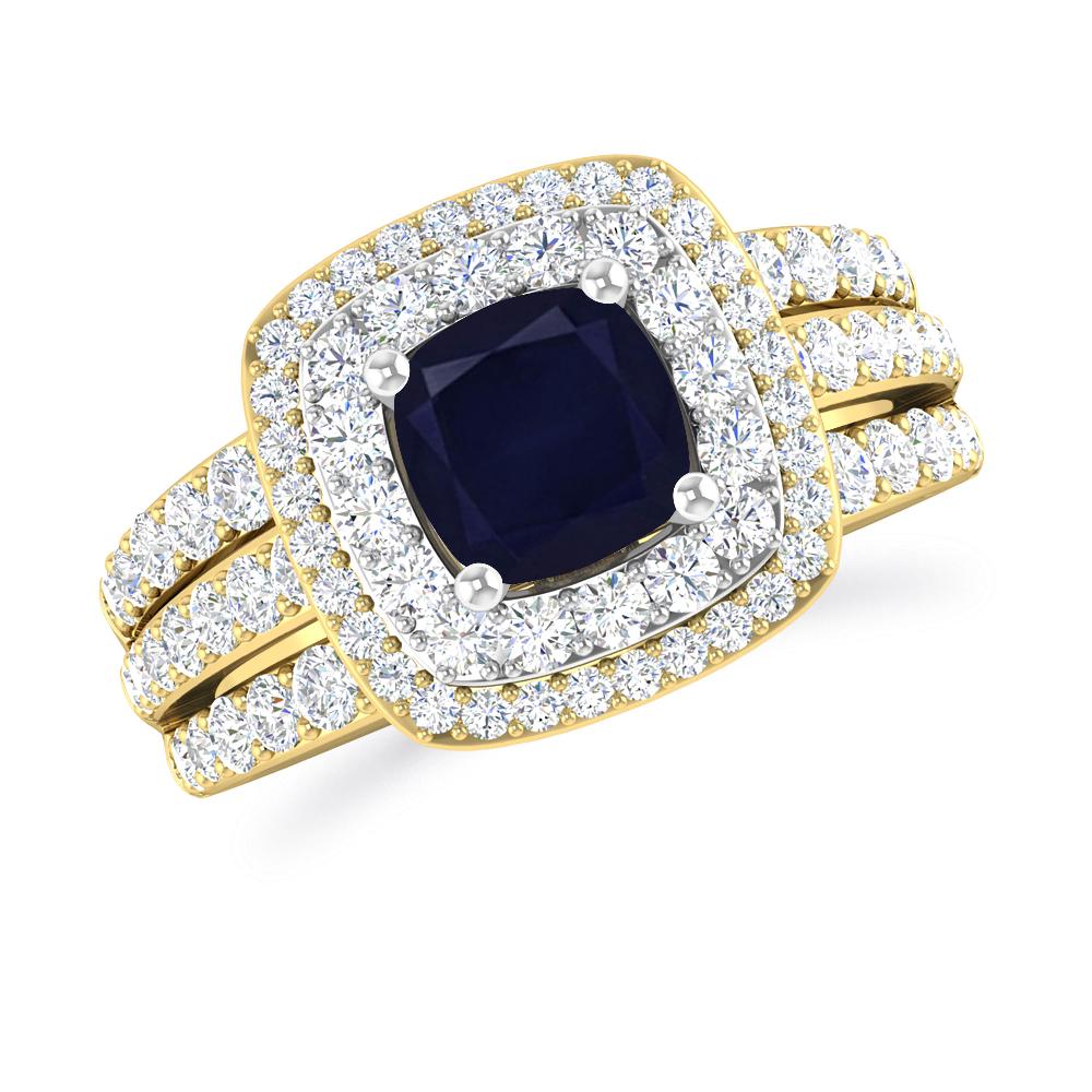 Yellow Gold - Sapphire