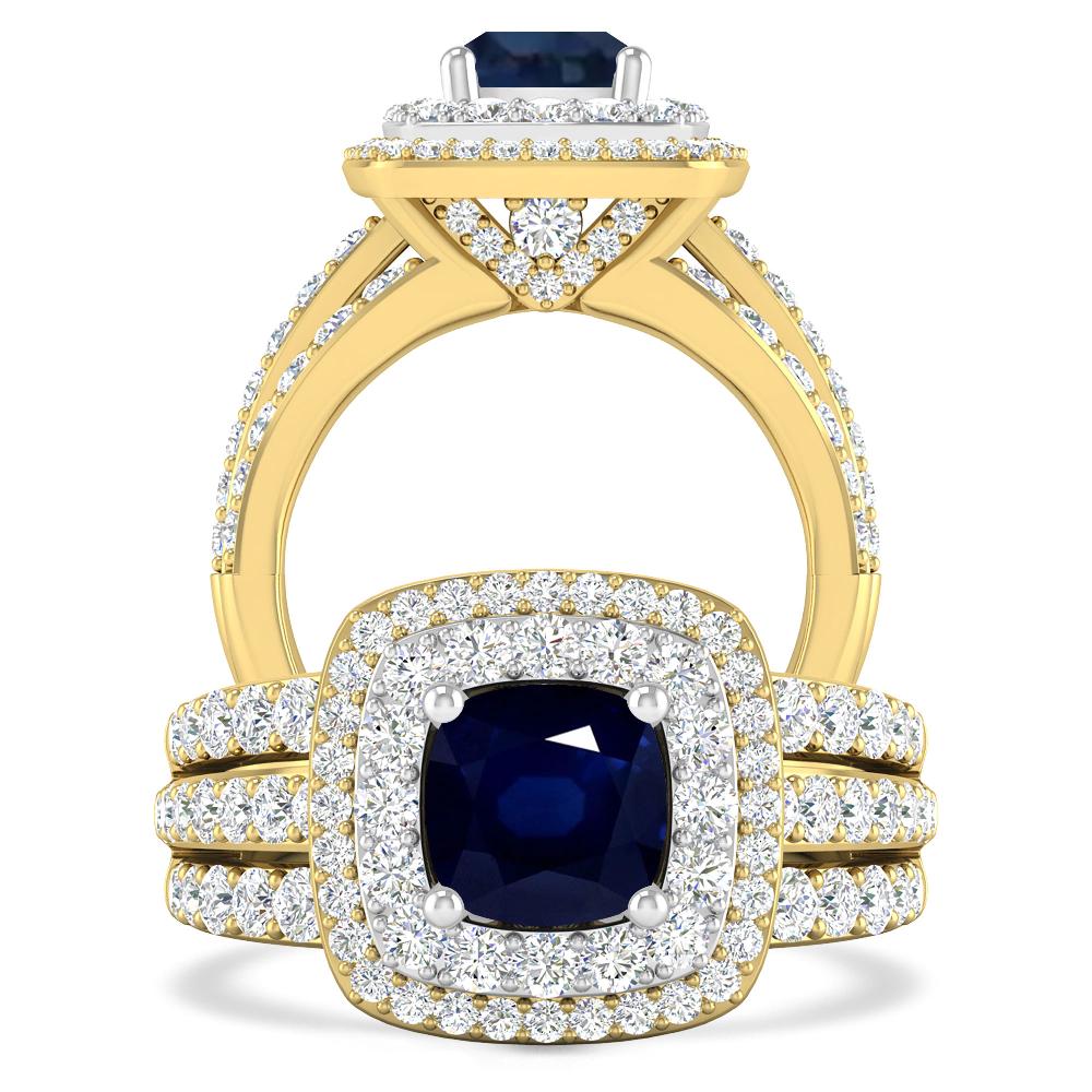 Yellow Gold - Sapphire