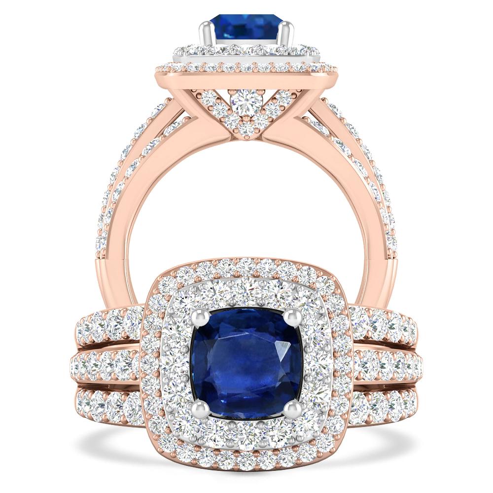 Rose Gold - Sapphire