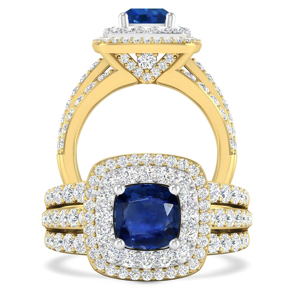 Yellow Gold - Sapphire