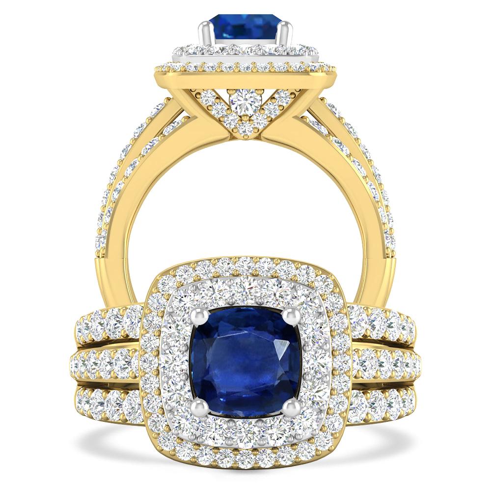 Yellow Gold - Sapphire