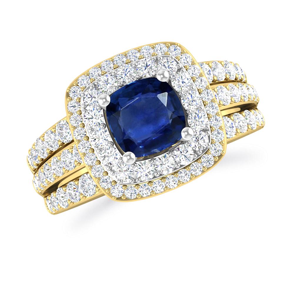 Yellow Gold - Sapphire