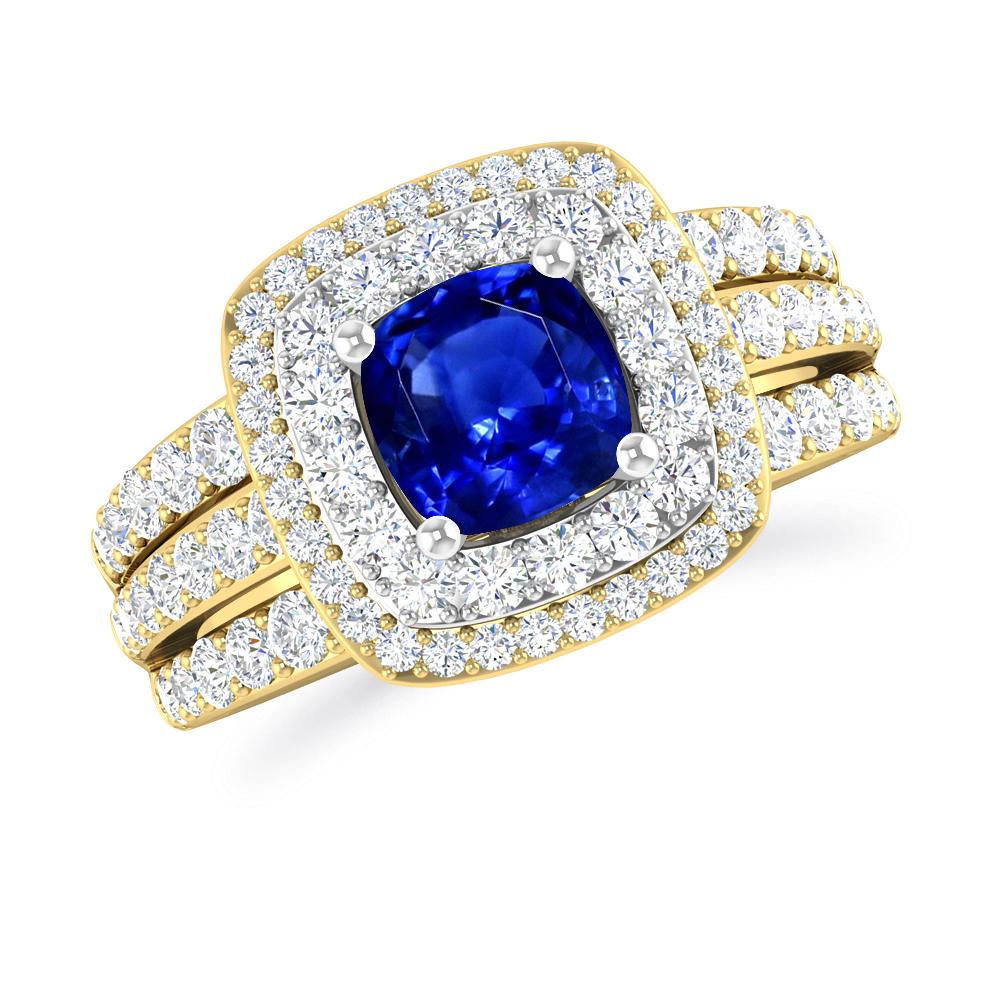 Yellow Gold - Sapphire