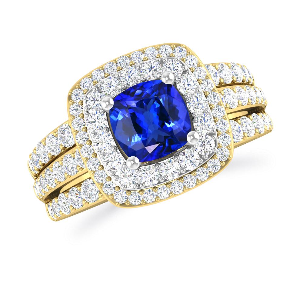 Yellow Gold - Tanzanite