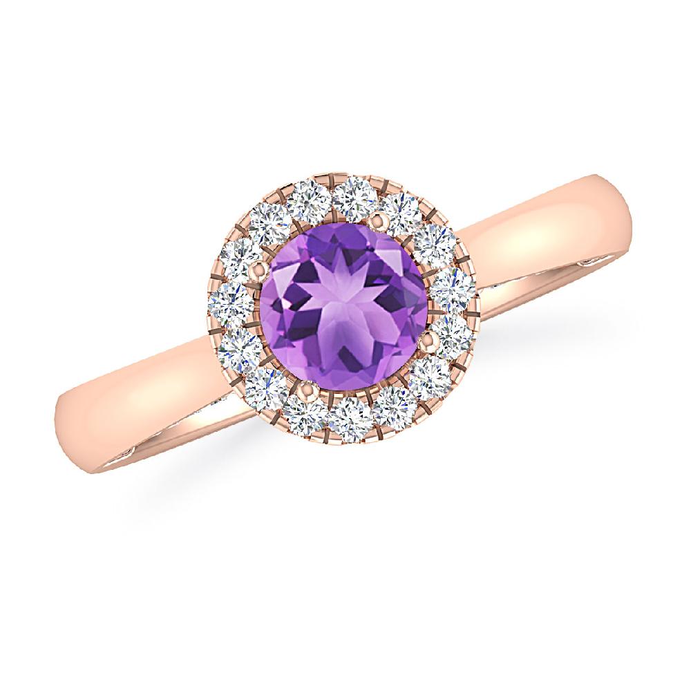 Rose Gold - Amethyst