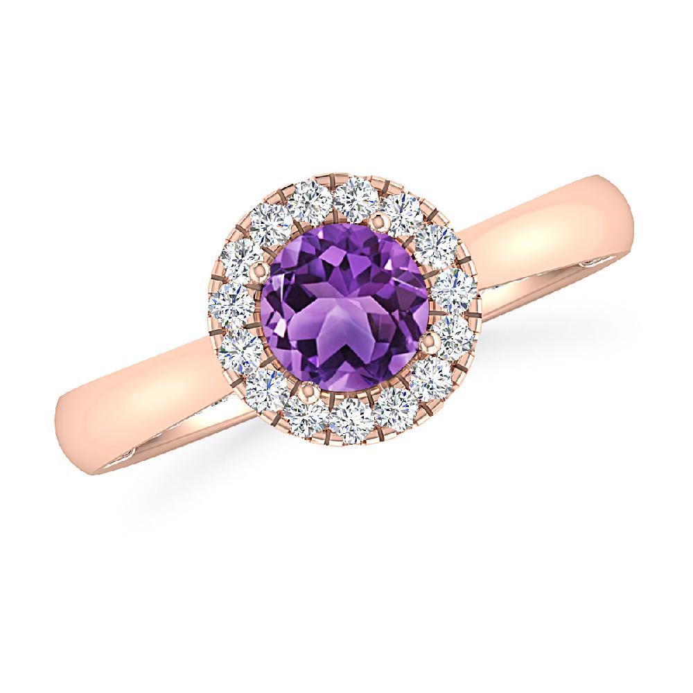 Rose Gold - Amethyst