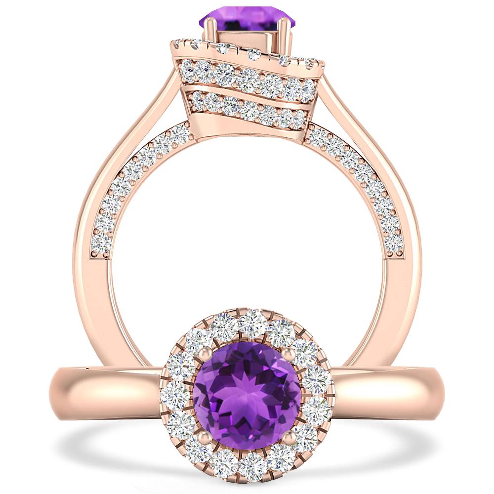 Rose Gold - Amethyst