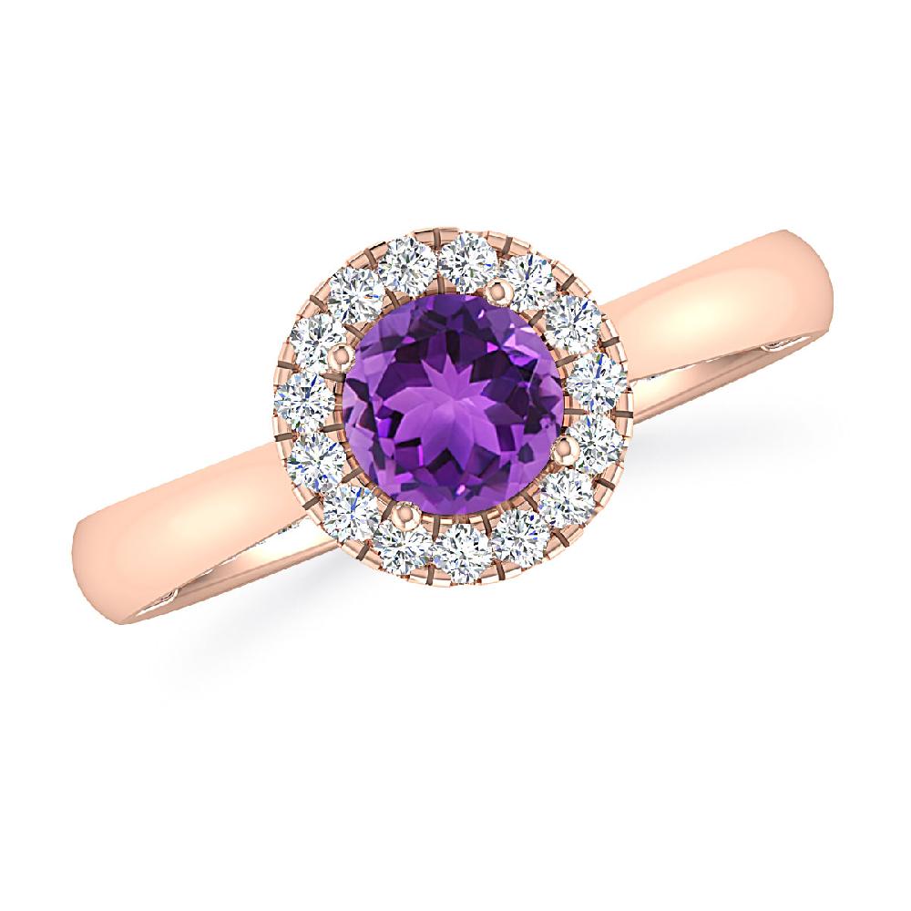 Rose Gold - Amethyst