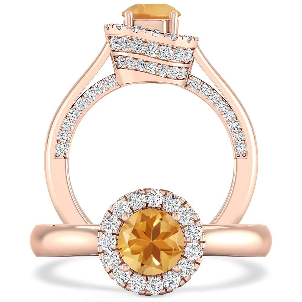 Rose Gold - Citrine