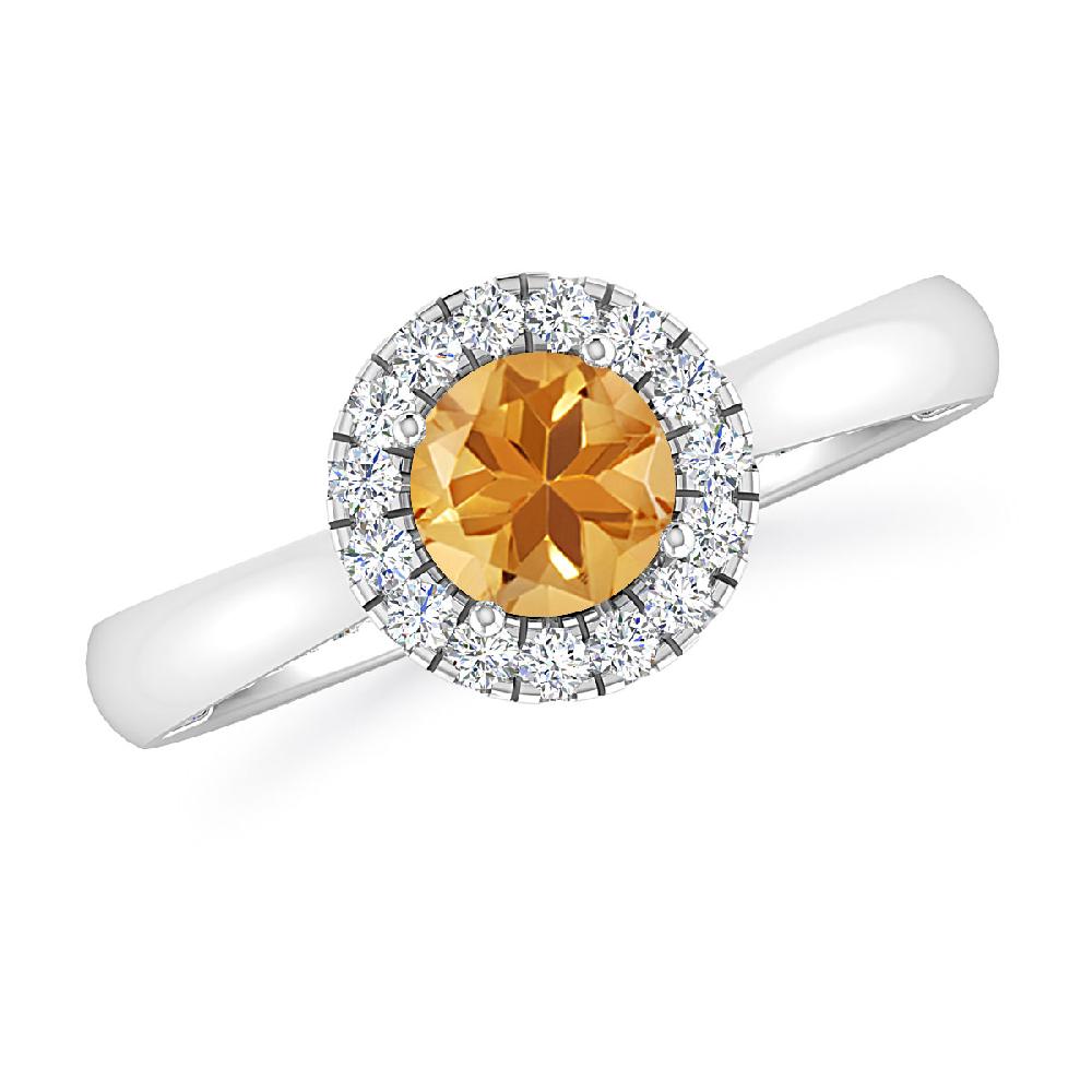 White Gold - Citrine