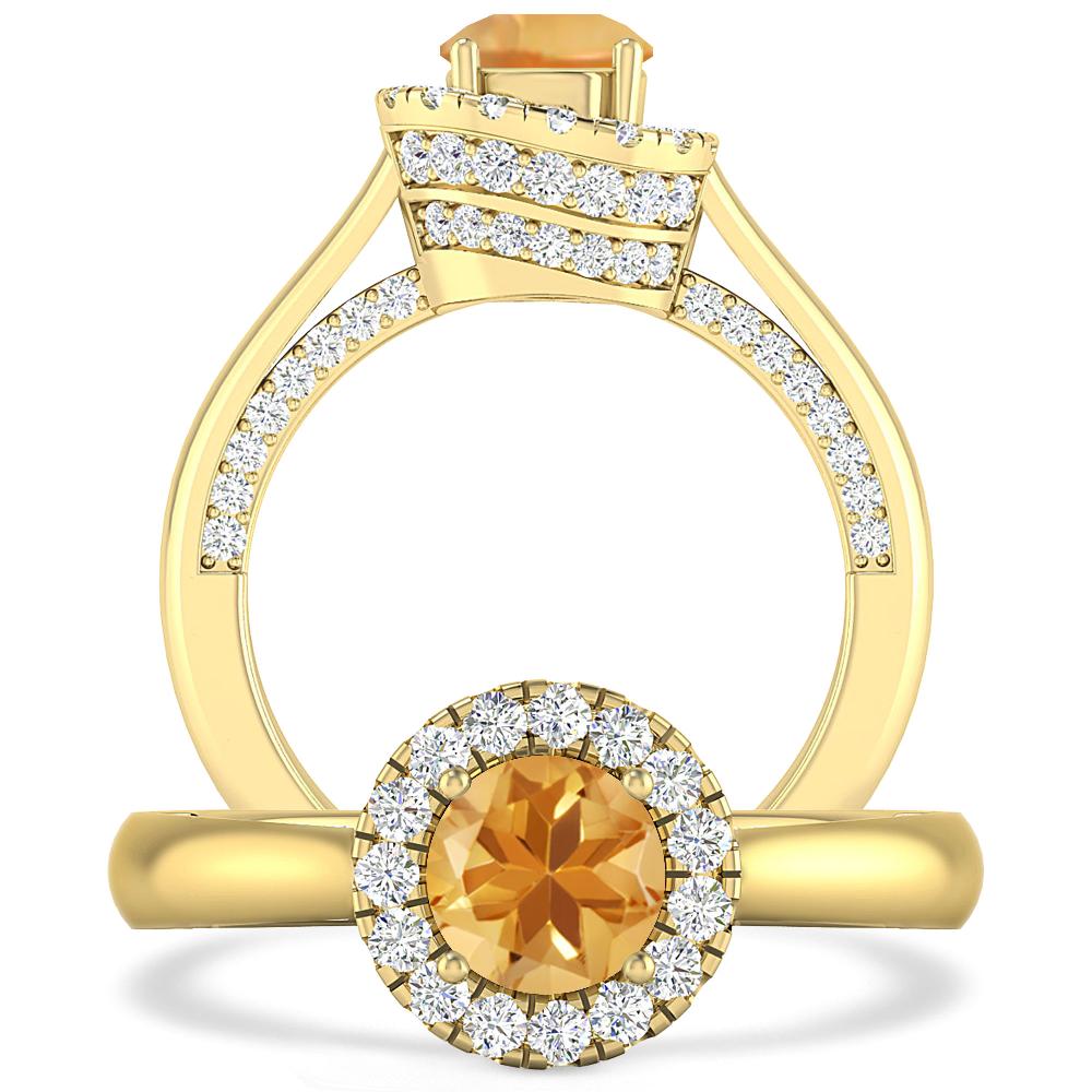 Yellow Gold - Citrine