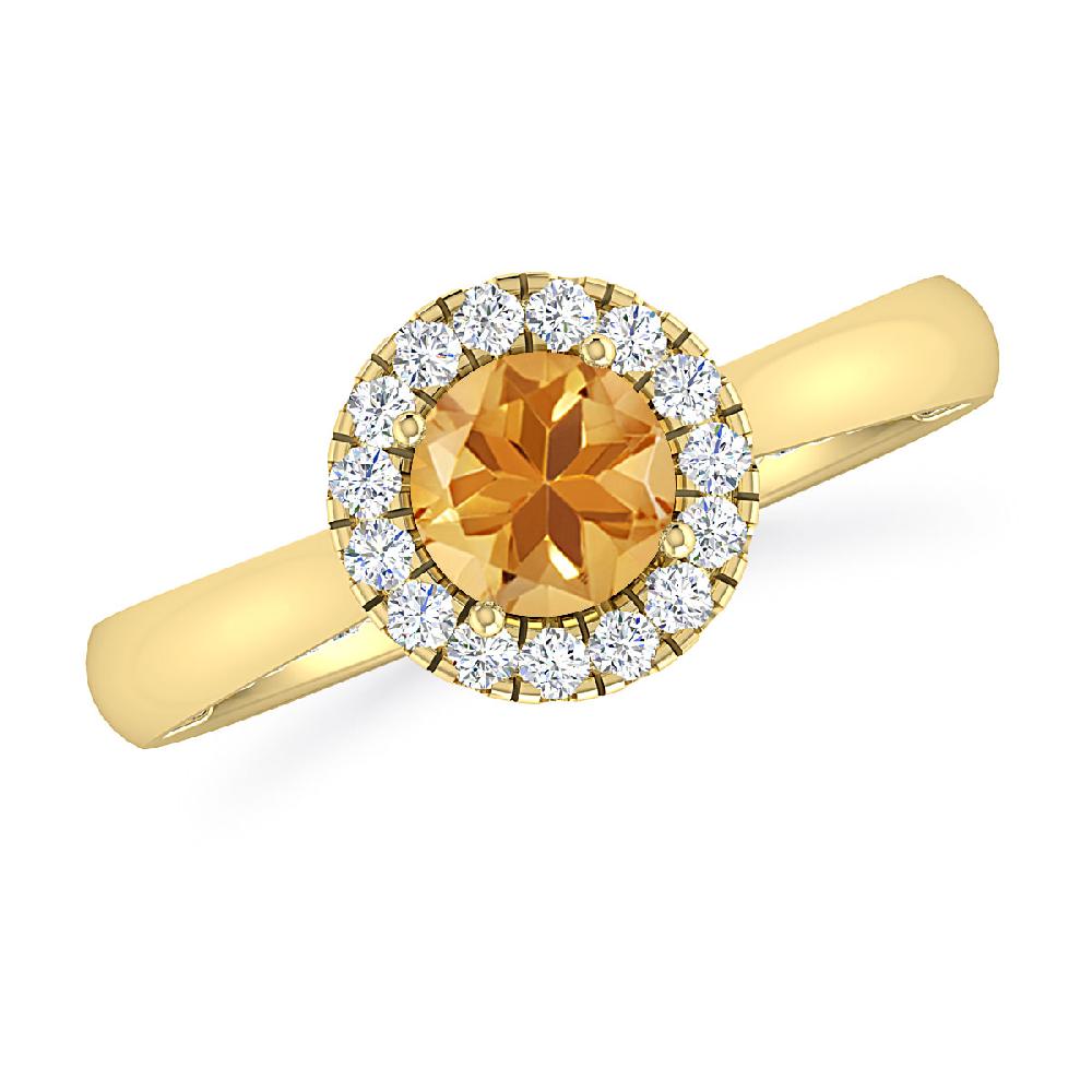 Yellow Gold - Citrine