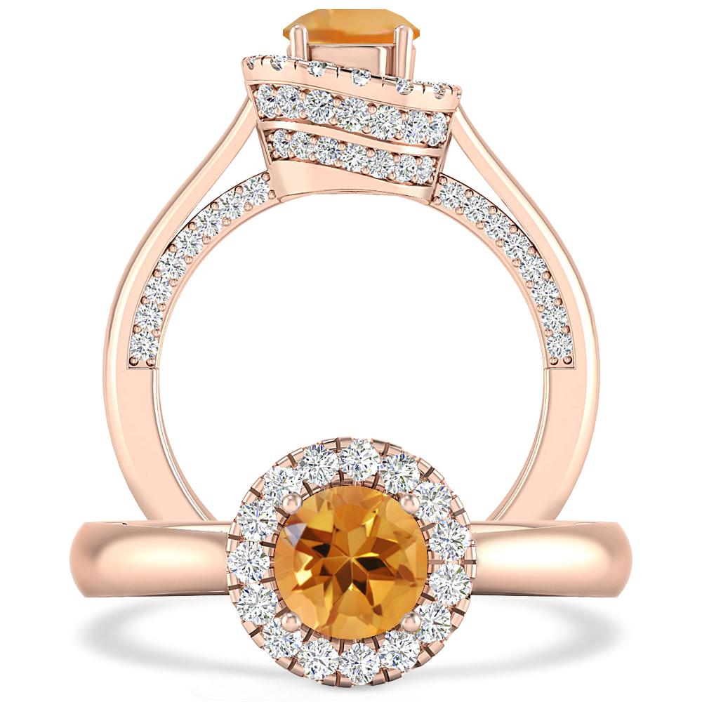 Rose Gold - Citrine