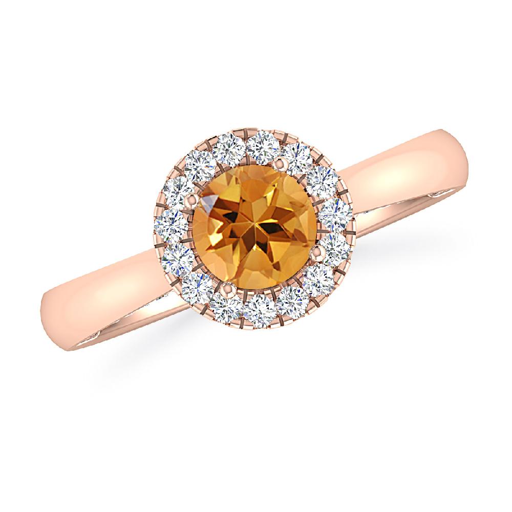 Rose Gold - Citrine