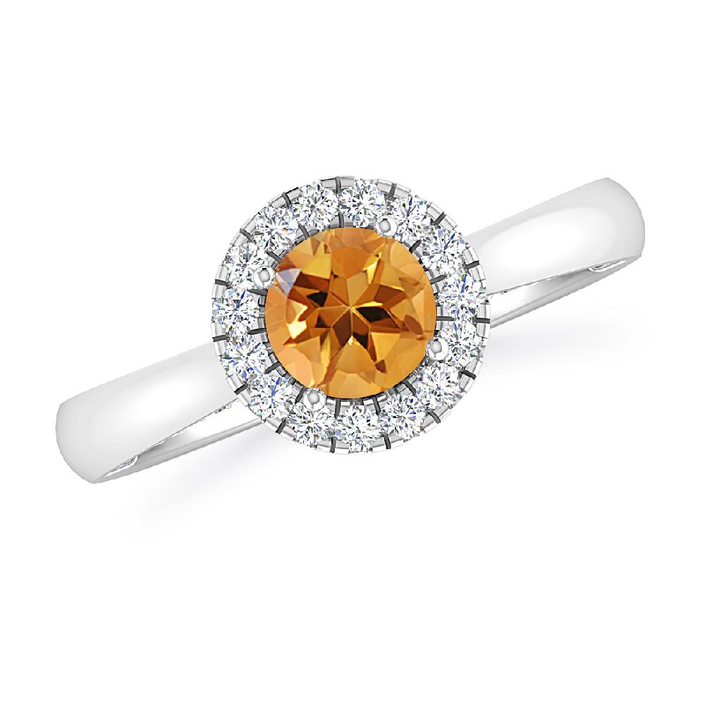 White Gold - Citrine