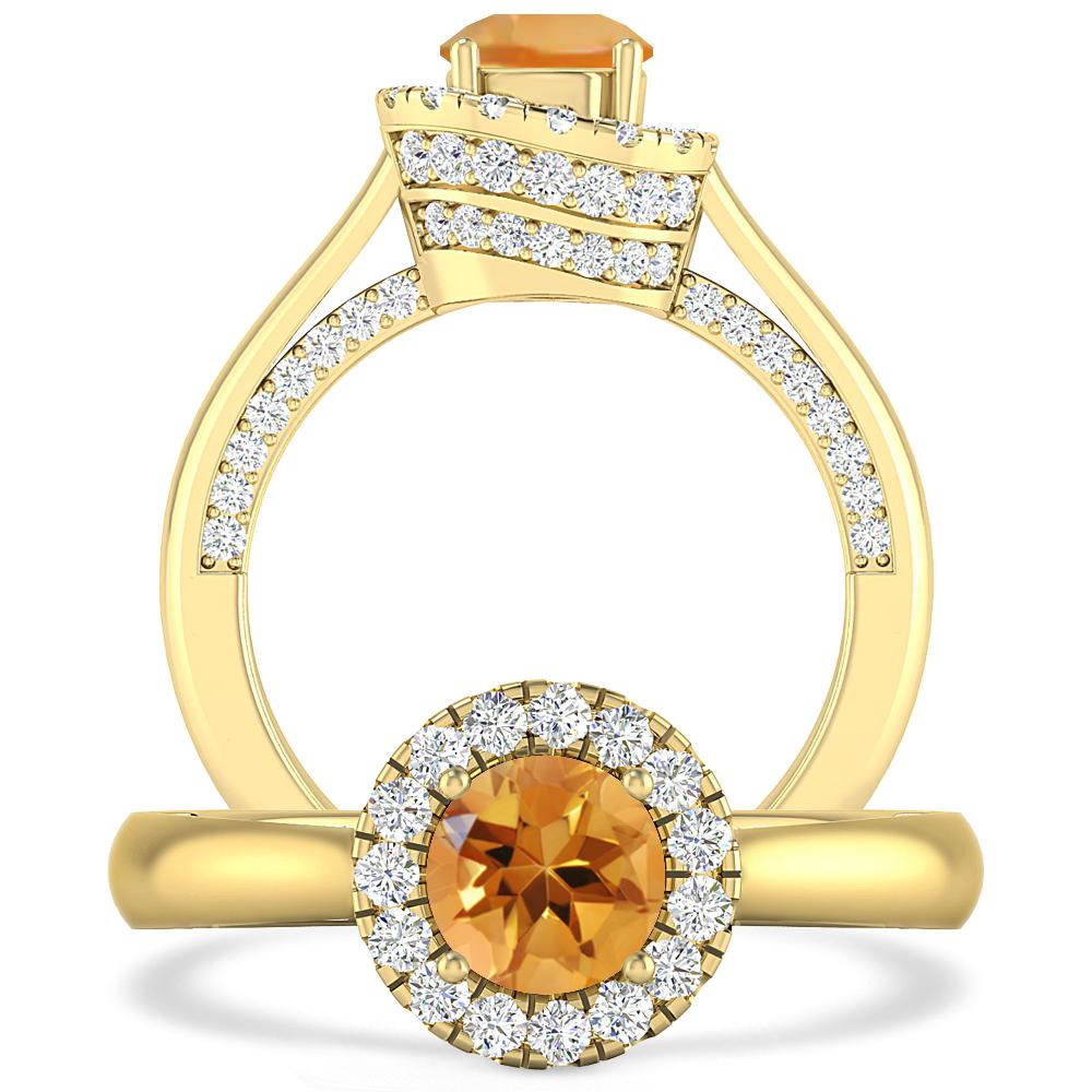 Yellow Gold - Citrine