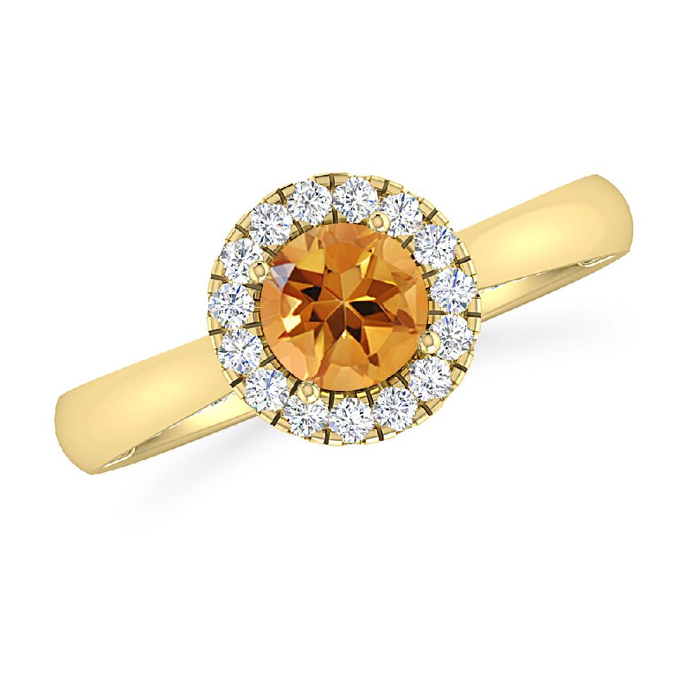 Yellow Gold - Citrine