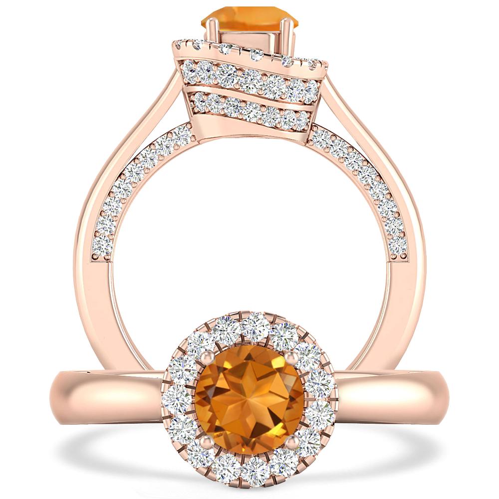 Rose Gold - Citrine