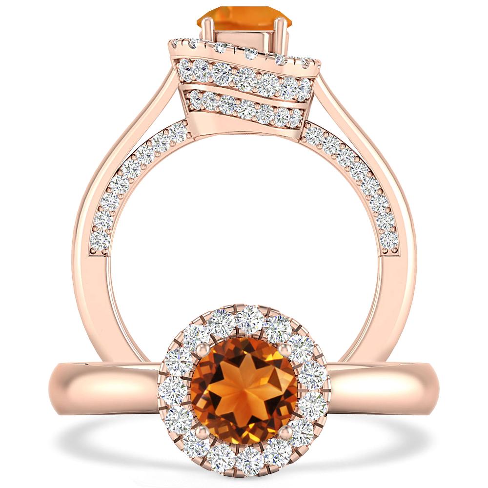 Rose Gold - Citrine