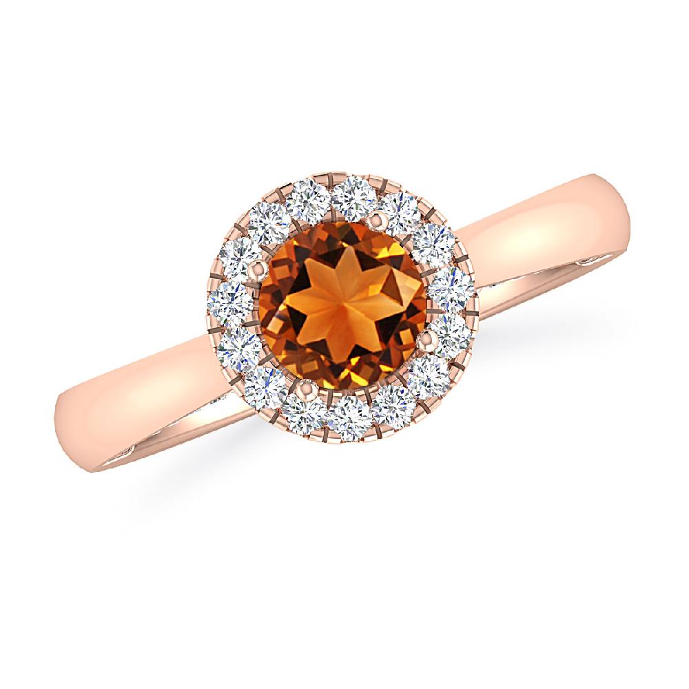 Rose Gold - Citrine