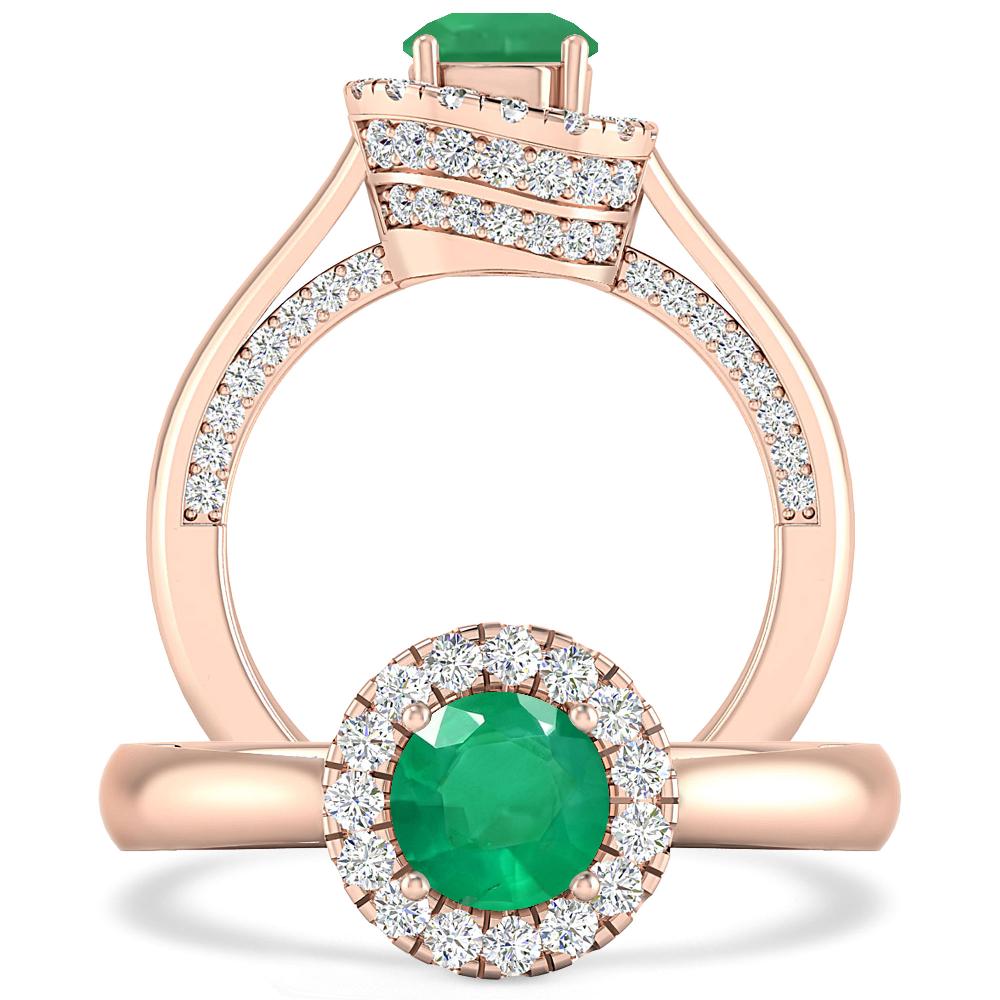 Rose Gold - Emerald