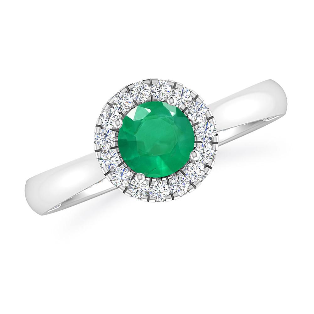 White Gold - Emerald