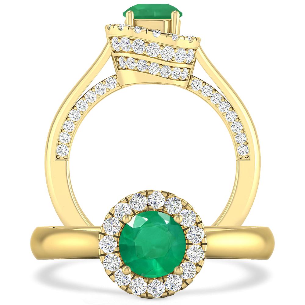 Yellow Gold - Emerald