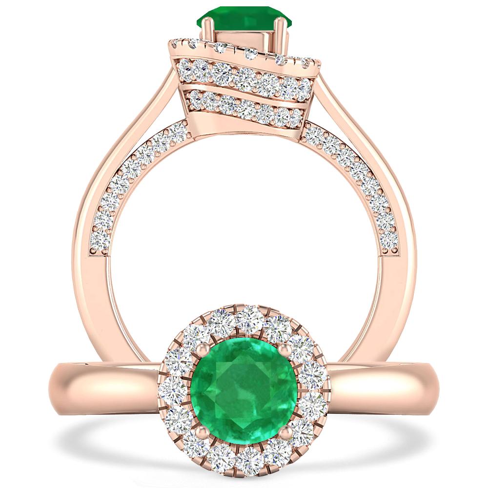 Rose Gold - Emerald