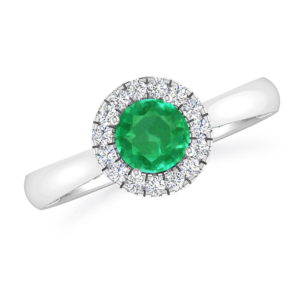 White Gold - Emerald