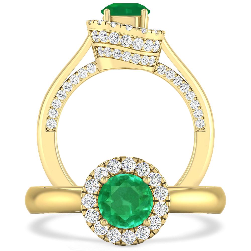 Yellow Gold - Emerald