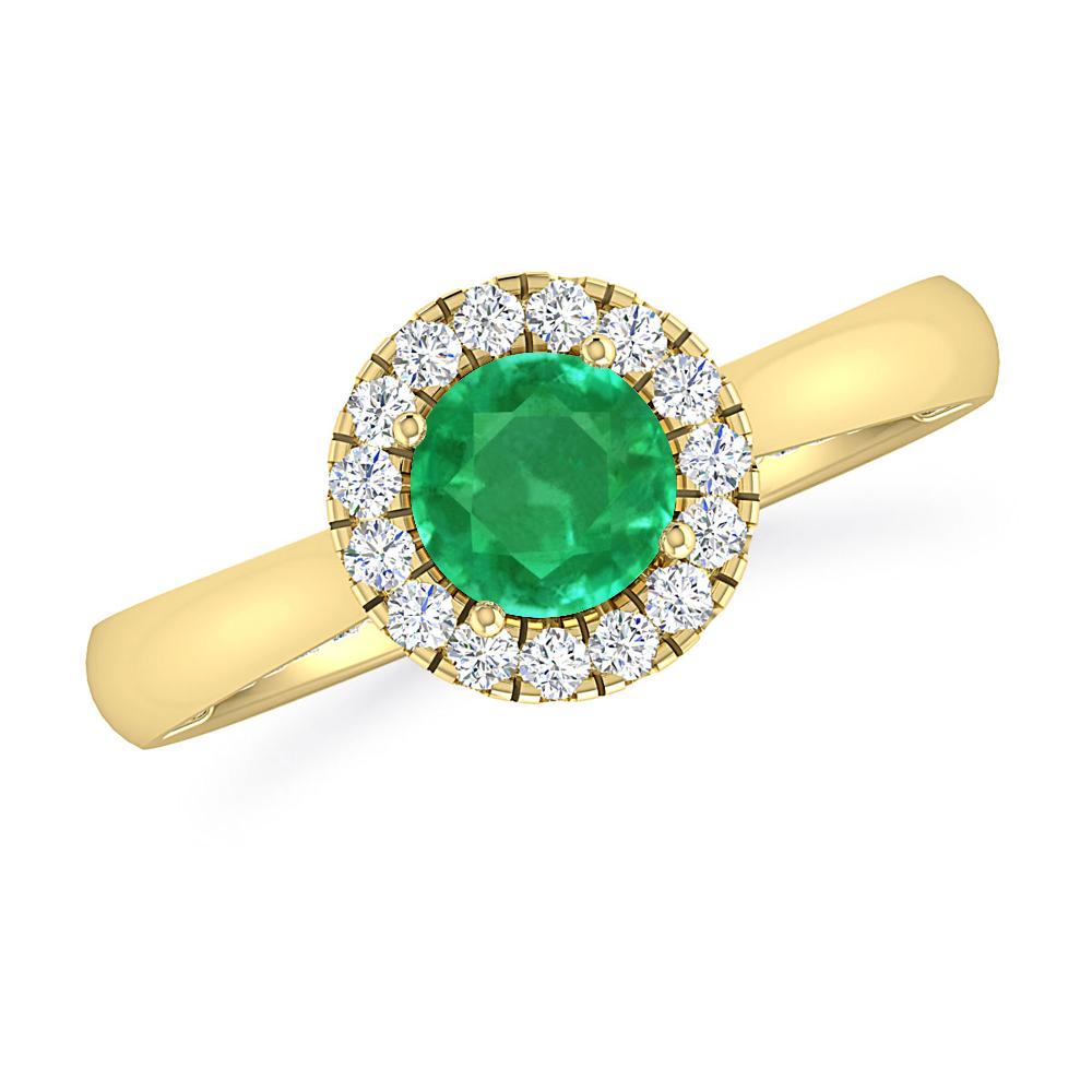 Yellow Gold - Emerald