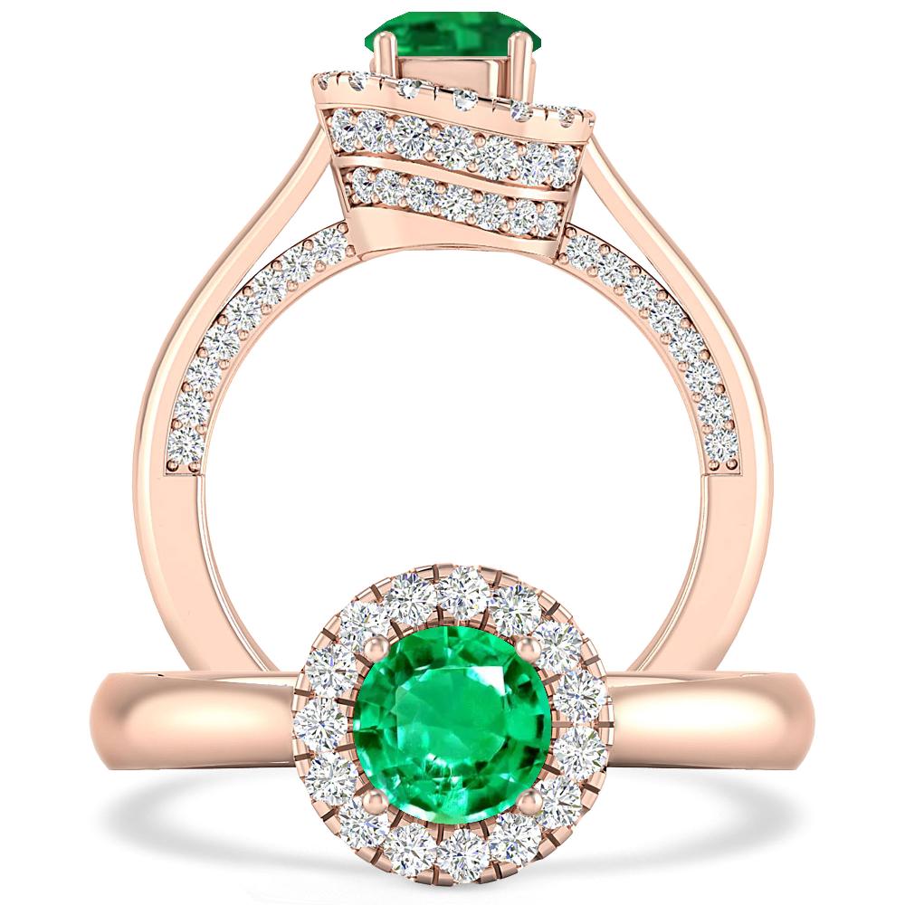 Rose Gold - Emerald