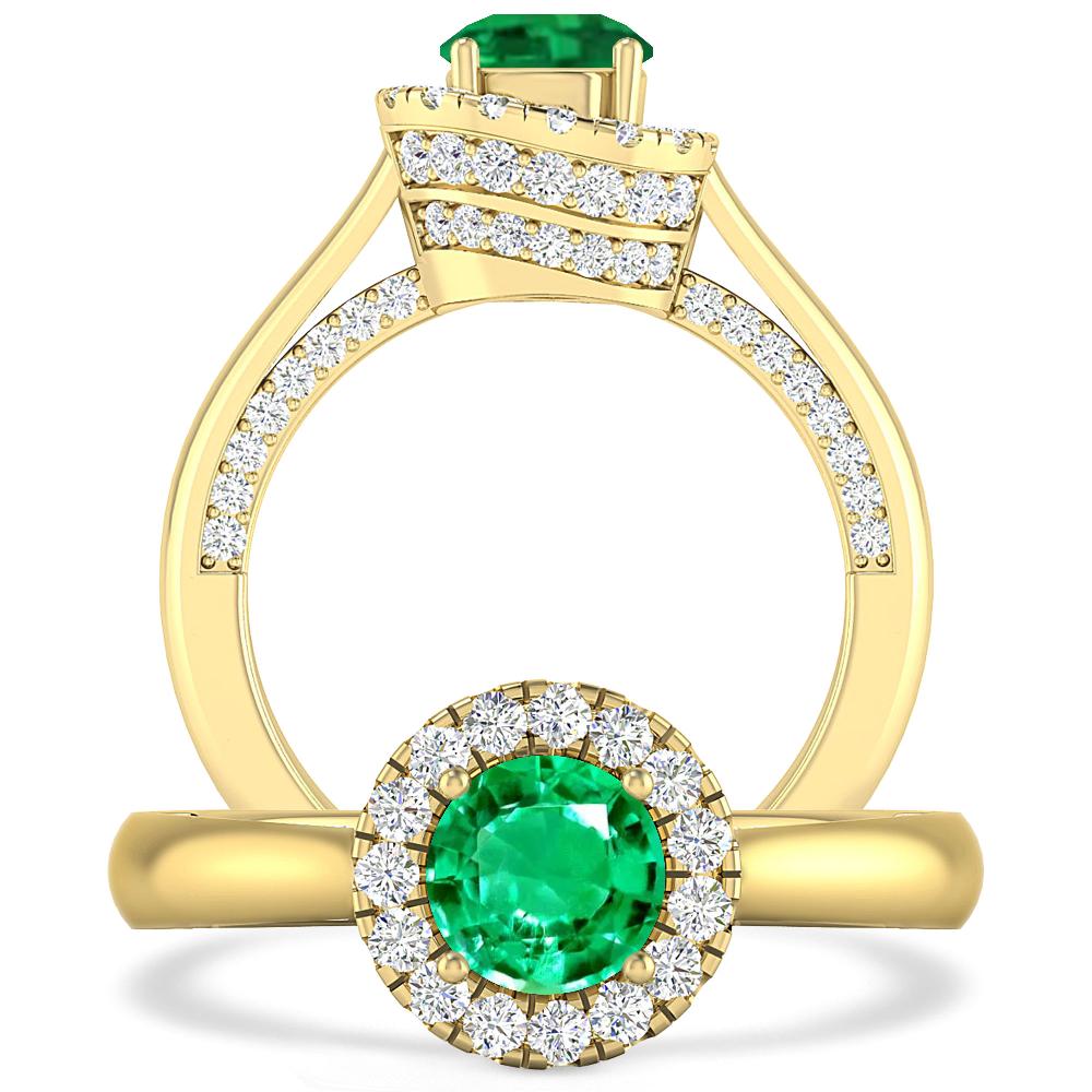 Yellow Gold - Emerald