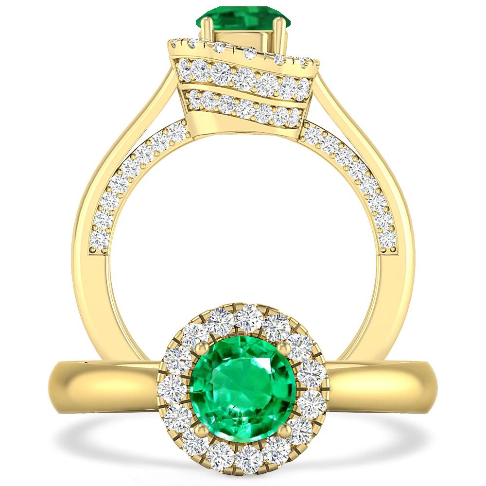 Yellow Gold - Emerald