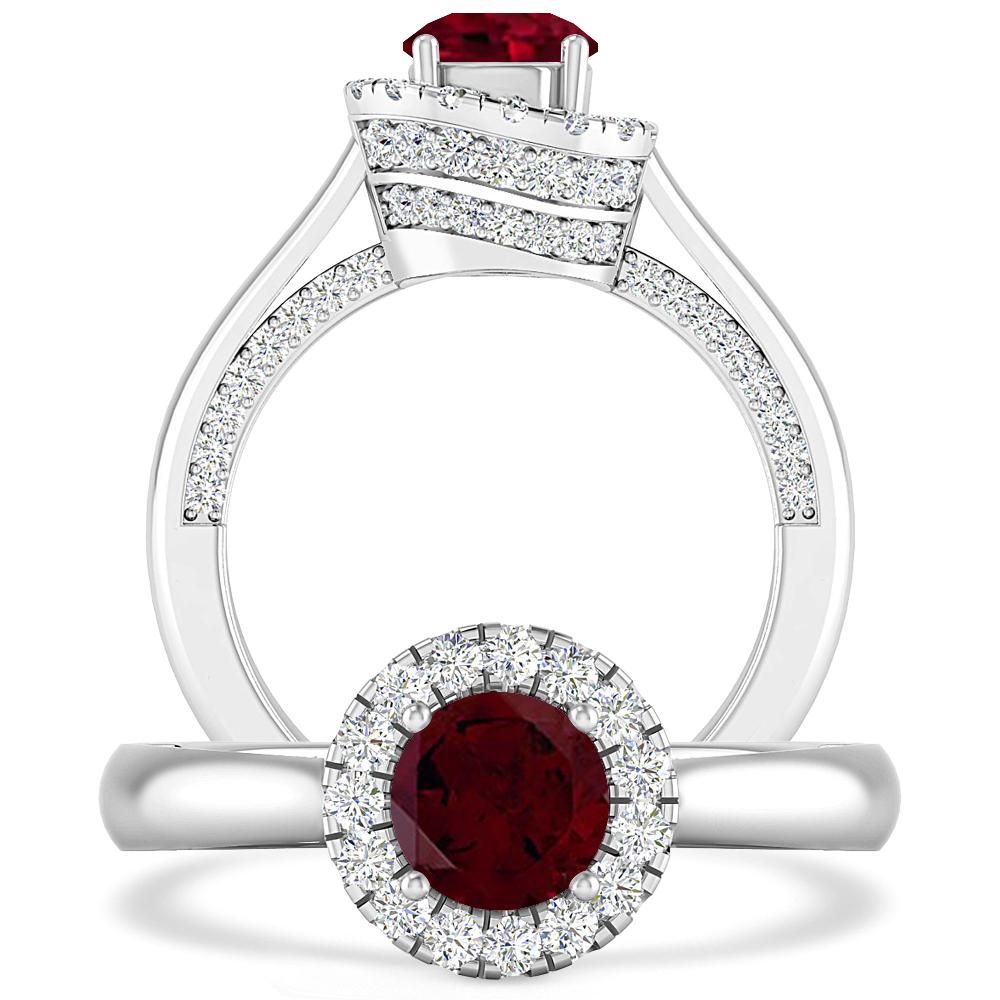 White Gold - Garnet