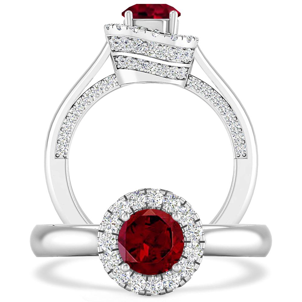 White Gold - Garnet