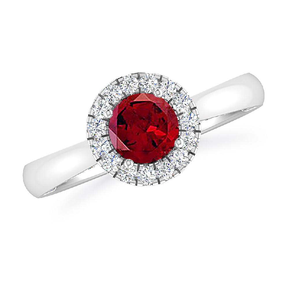 White Gold - Garnet