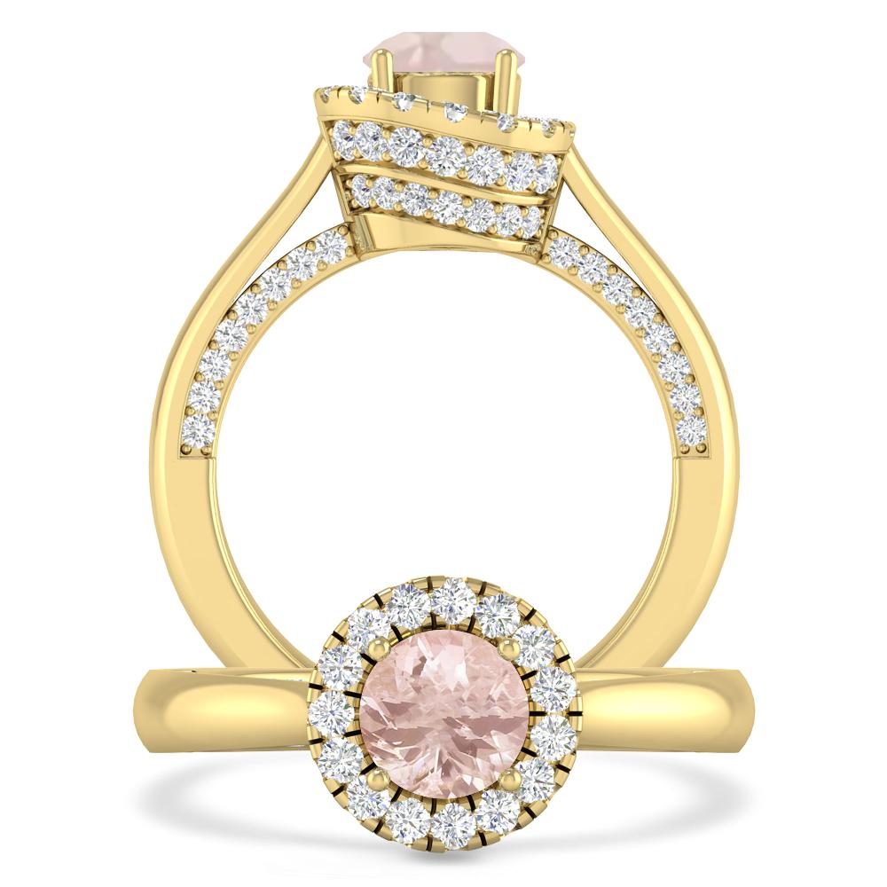 Yellow Gold - Morganite