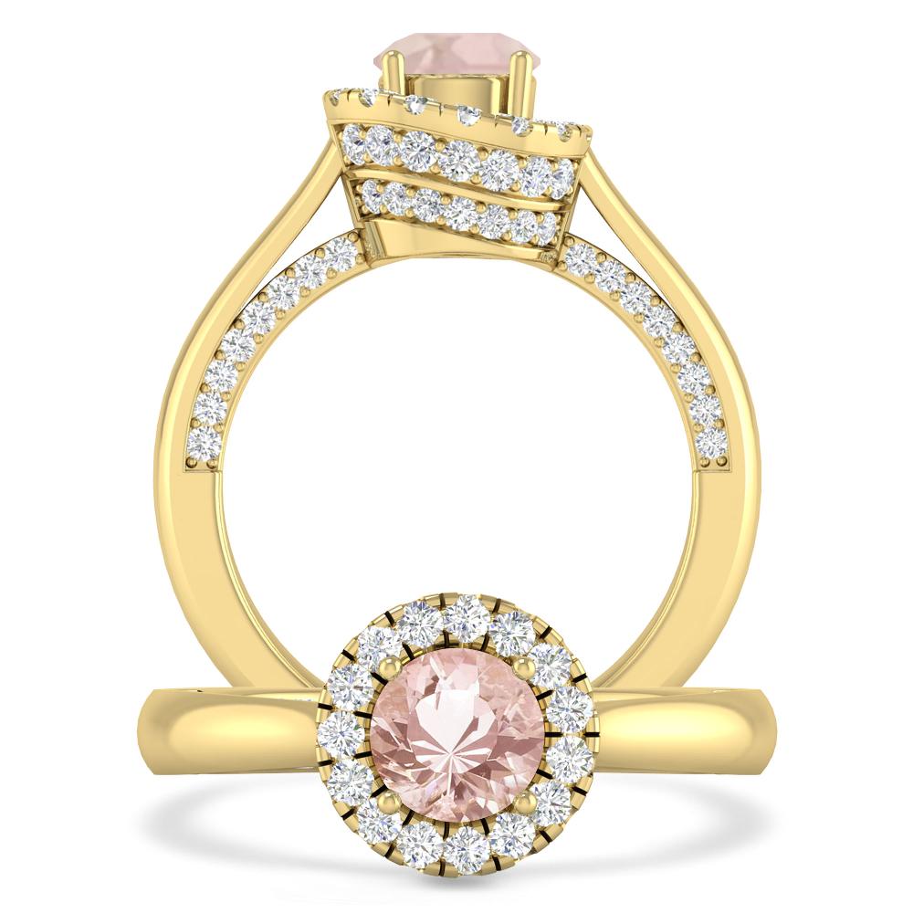 Yellow Gold - Morganite