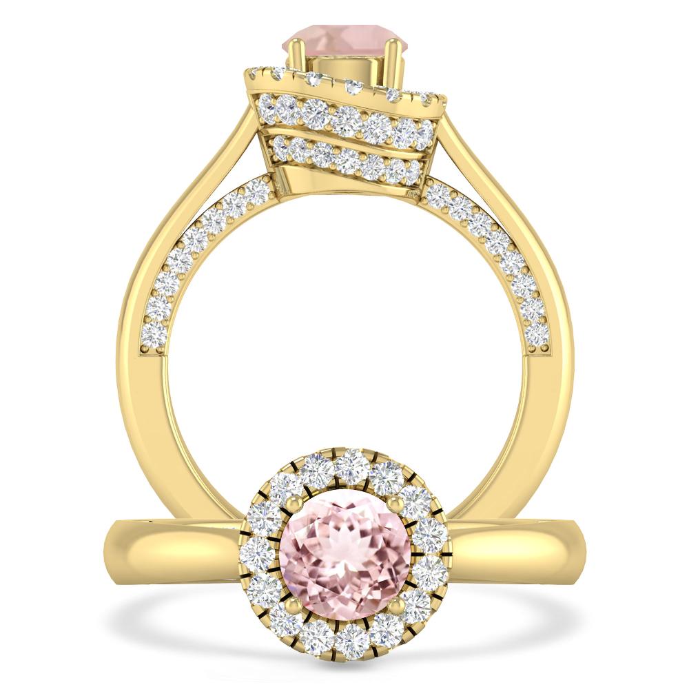 Yellow Gold - Morganite