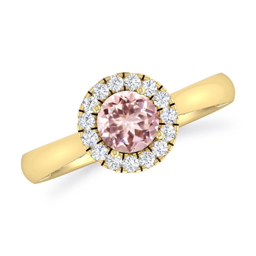 Yellow Gold - Morganite