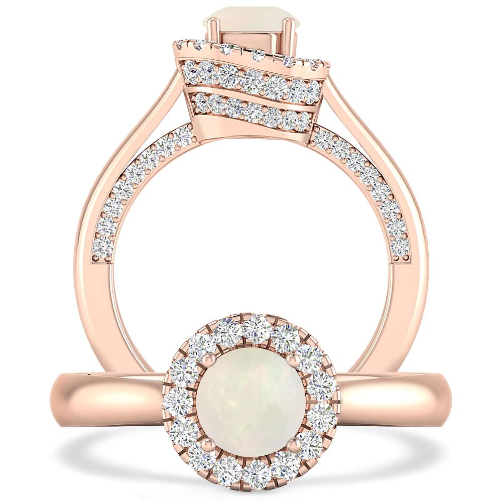 Rose Gold - Opal