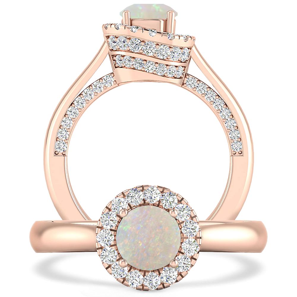 Rose Gold - Opal