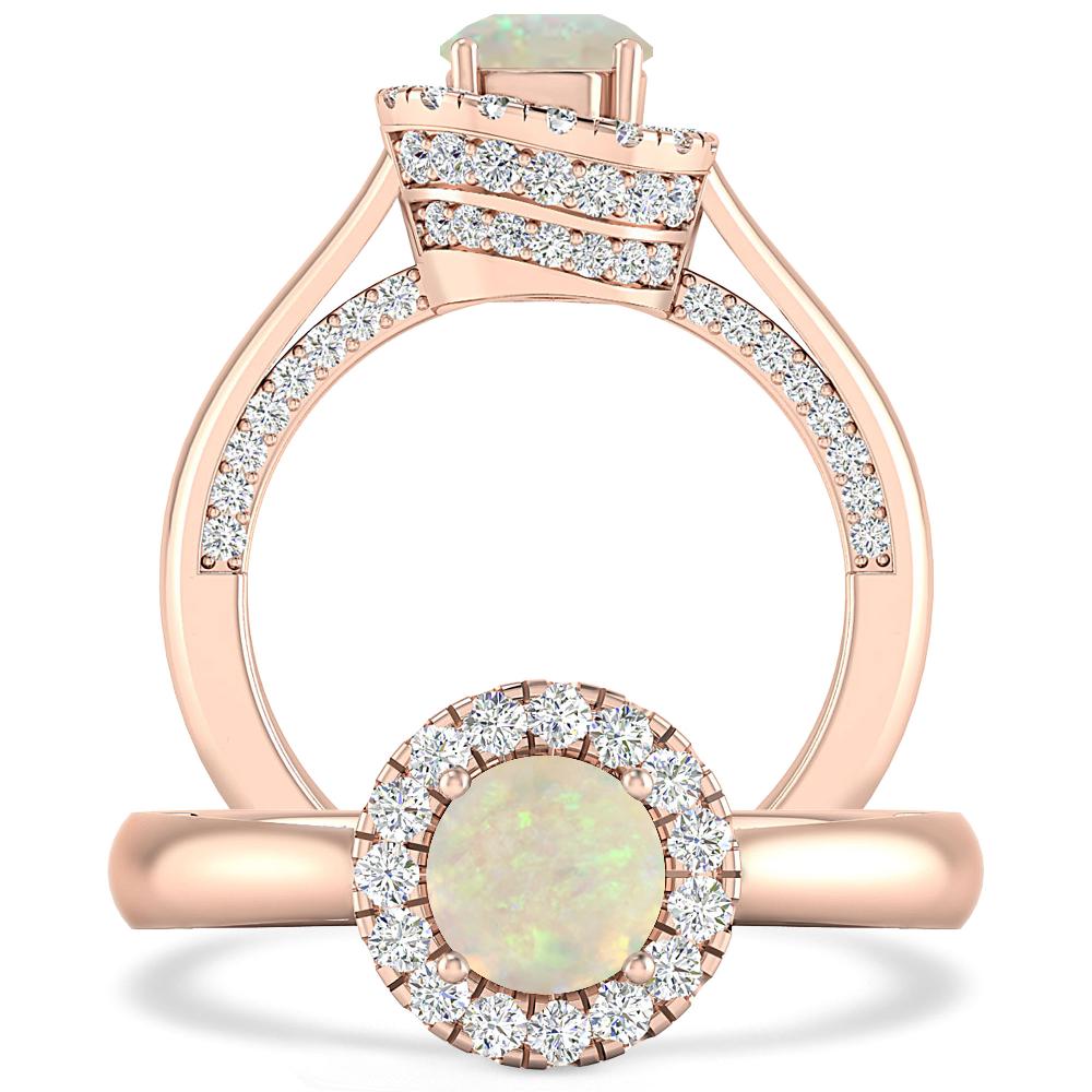 Rose Gold - Opal